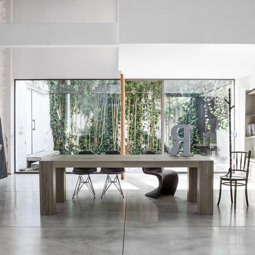 Tavolo contemporaneo - BROOKLYN  - Devina Nais - in rovere / rettangolare
