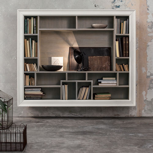 Libreria a muro - LB 204 - Devina Nais - contemporanea / in legno laccato