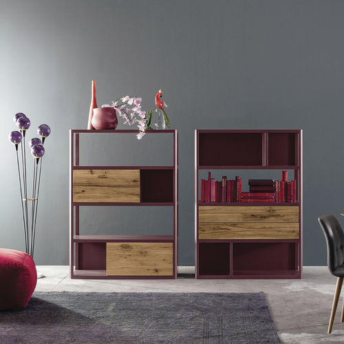 Libreria contemporanea - JOLLY - Devina Nais - in legno laccato