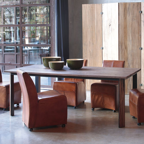 Tavolo da pranzo contemporaneo - MAYA  - Devina Nais - in legno / rettangolare / per uso residenziale