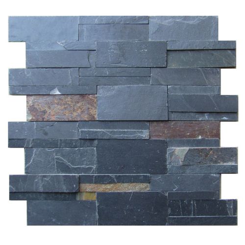 Mosaico in ardesia - STACKED - Asian Stones - da interno / da parete / con motivi geometrici