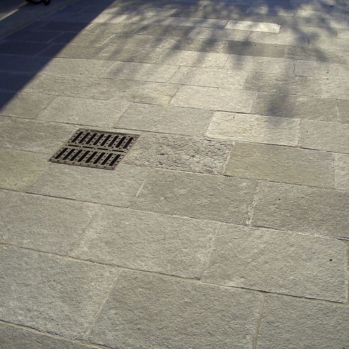 Lastra in pietra in calcare - TANDUR - Asian Stones - per pavimento / levigata / spazzolata