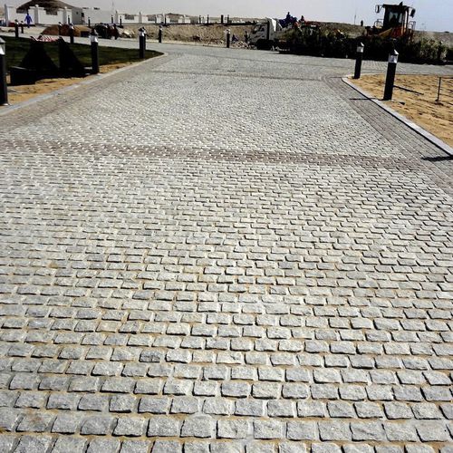 Pavé in granito - GREY COBBLESTONE - Asian Stones - carrabile / per pedoni / per spazio pubblico