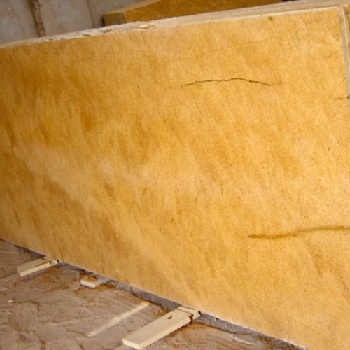 Lastra in pietra in pietra naturale - SAHARA GOLD - Asian Stones - per pavimento / spazzolata / dorata