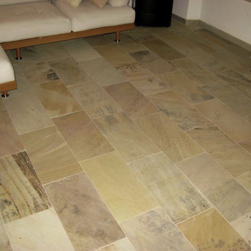Lastra in pietra in pietra naturale - MINT FOSSIL - Asian Stones - per pavimento / opaca