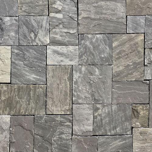 Tranciato in pietra naturale - CASTLESTONE : CHARCOAL BLACK - Asian Stones