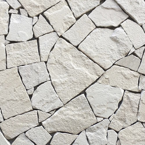 Tranciato in pietra naturale - FIELDSTONE : ALASKAN WHITE - Asian Stones