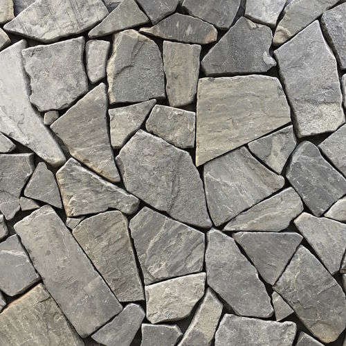Tranciato in pietra naturale - FIELDSTONE : CHARCOAL BLACK - Asian Stones