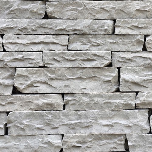 Paramento in pietra - LEDGESTONE : SMOKEY GREY - Asian Stones - per esterni / testurizzato / decorativo