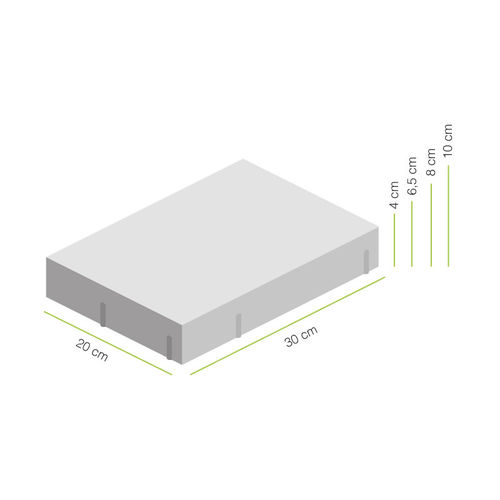 Pavé in calcestruzzo - ECOGRANIC®: 30×20 - PVT - carrabile / per spazio pubblico / in materiale riciclato
