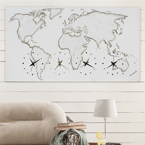Orologio contemporaneo - P4544   - PINTDECOR - a muro / analogico / da interno
