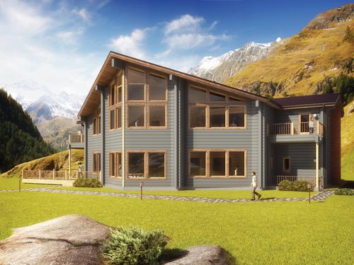 Casa prefabbricata - TUNTURI : 981 - Artic House - ecologica / contemporanea / a due piani