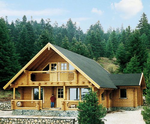 Casa prefabbricata - KAAMOS : 128 - Artic House - in legno massiccio assemblato / ecologica / classica