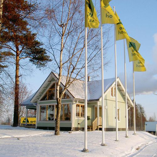 Casa prefabbricata - ARTICHOME : 113 - Artic House - in legno massiccio assemblato / ecologica / classica