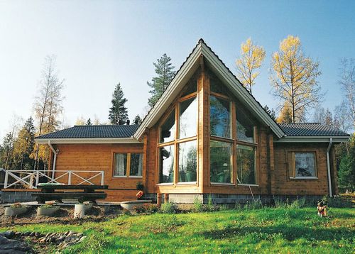 Casa prefabbricata - ARTICHOME : 140 - Artic House - in legno massiccio assemblato / ecologica / classica