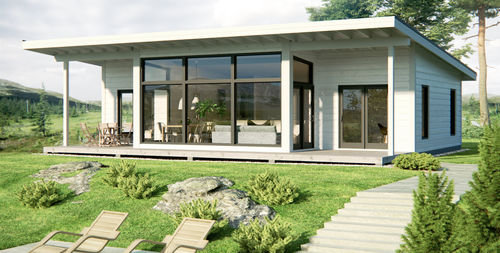Casa prefabbricata - NORDIC COLLECTION 100 - Artic House - contemporanea / in legno