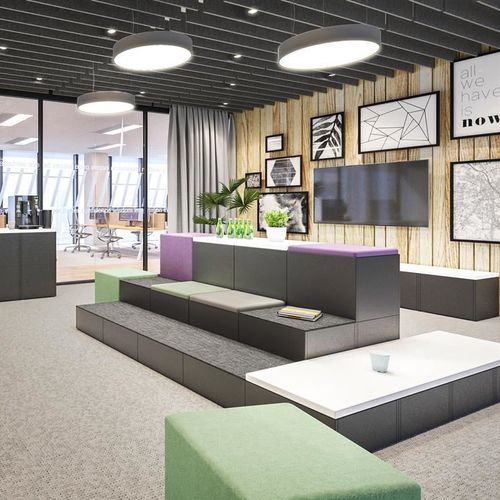 Sedia per auditorium contemporanea - Ligo - Mikomax Smart Office - da interno / in tessuto / in legno