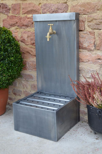 Fontana da giardino - COQUELICOT - MISTERZINC - in zinco / contemporanea