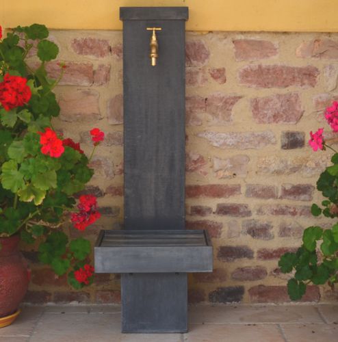 Fontana da giardino - LYS - MISTERZINC - in zinco / contemporanea