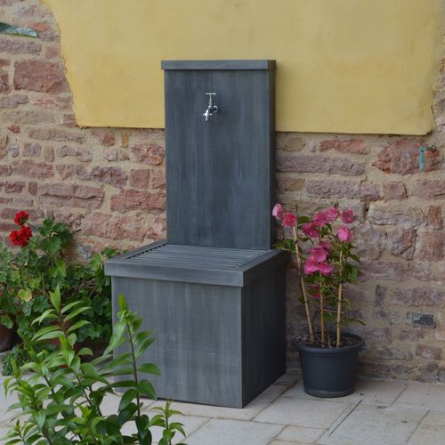 Fontana da giardino - JASMIN 1 - MISTERZINC - in zinco / contemporanea