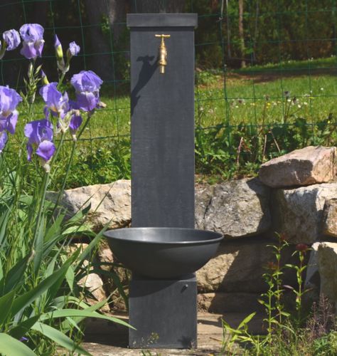 Fontana da giardino - EDELWEISS - MISTERZINC - in zinco / contemporanea