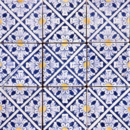 Piastrella in terracotta - BLU COBALTO : A12 - Ceramiche Militello art & design S.R.L - da interno / da parete / da pavimento