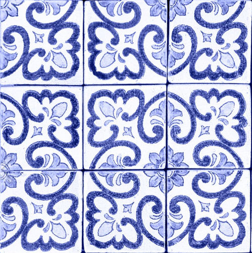 Piastrella in terracotta - BLU COBALTO : V09 BLU - Ceramiche Militello art & design S.R.L - da interno / da parete / da pavimento