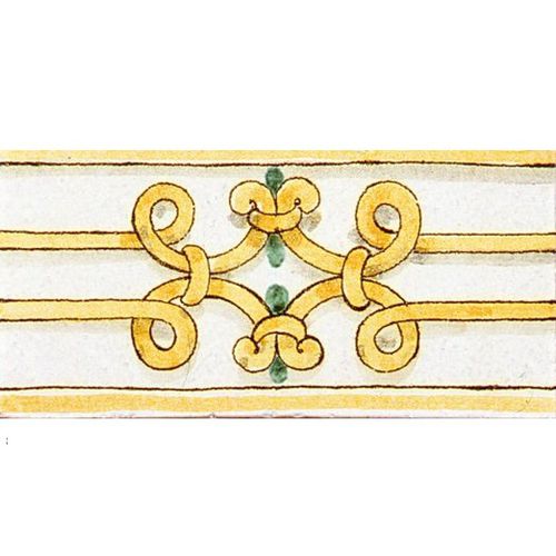 Listello in terracotta - GIALLO ARANCIO : F19 - Ceramiche Militello art & design S.R.L - fatto a mano