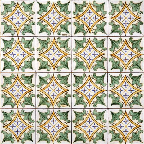 Piastrella in terracotta - GIALLO ARANCIO : A08 - Ceramiche Militello art & design S.R.L - da interno / da parete / da pavimento