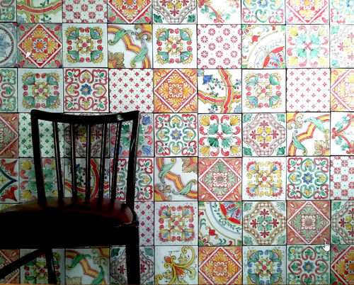 Piastrella in ceramica - PIASTRELLE ROSSE - Ceramiche Militello art & design S.R.L - da interno / da bagno / da sala