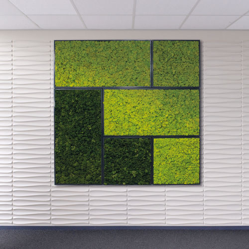 Muschio stabilizzato piatto - BIOMONTAGE  - BY NATURE - per quadro vegetale / quadrato / rettangolare