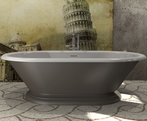 Vasca da bagno ovale - Palazzo - WATERGAME COMPANY - ad isola / per ambiente abitativo / ad uso professionale