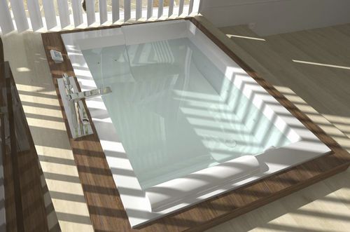 Vasca da bagno per ambiente abitativo - Duo time - WATERGAME COMPANY - ad uso professionale / in composito / contemporanea