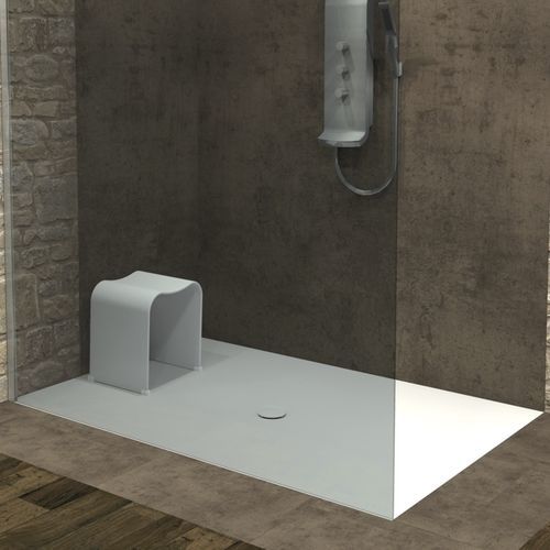 Piatto doccia rettangolare - EVOLUTION - WATERGAME COMPANY - da incasso / in composito / su misura