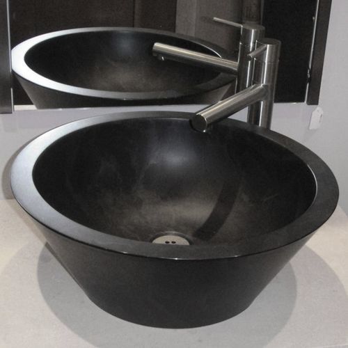 Lavabo da appoggio - BASIC LINE 2 - WATERGAME COMPANY - in composito / lucido / conico