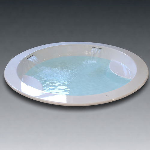 Vasca da bagno rotonda - EXCEL ROYALE - WATERGAME COMPANY - per ambiente abitativo / ad uso professionale / in composito