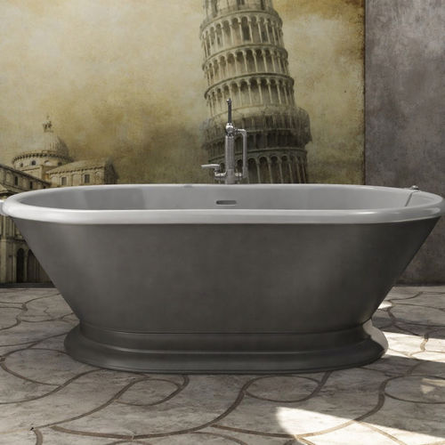 Vasca da bagno ovale - PALAZZO - WATERGAME COMPANY - ad isola / per ambiente abitativo / ad uso professionale