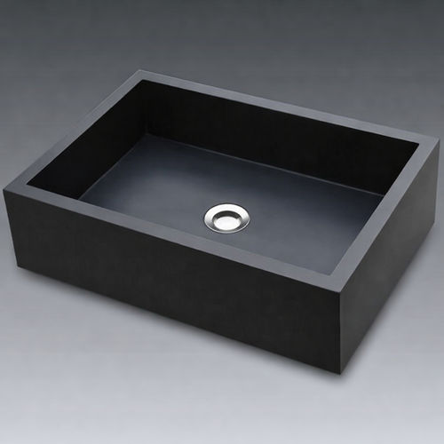 Lavabo da appoggio - BASIC LINE 5 - WATERGAME COMPANY - in composito / finitura opaca / lucido