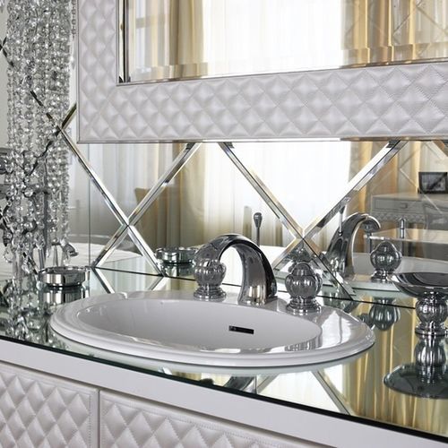 Lavabo da incasso - ATHENA 1 - WATERGAME COMPANY - in materiale composito / finitura opaca / lucido