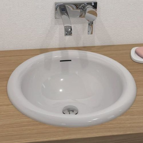 Lavabo da incasso - CLELIA 1 - WATERGAME COMPANY - in materiale composito / finitura opaca / lucido