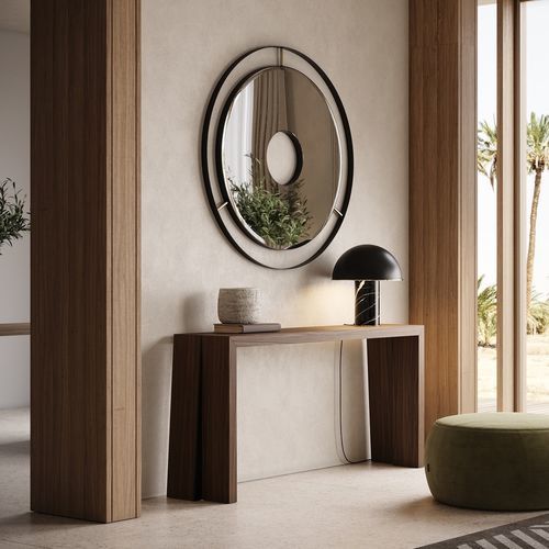 Consolle contemporanea - AVIGNON - Laskasas - in legno / con supporto in legno / rettangolare