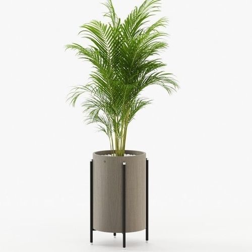 Vaso da giardino in rovere - ROSIE  - Laskasas - da appoggio / rotondo / per uso residenziale
