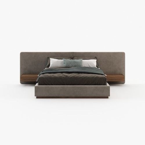 Letto matrimoniale - BONNIE  - Laskasas - contemporaneo / imbottito / con testiera