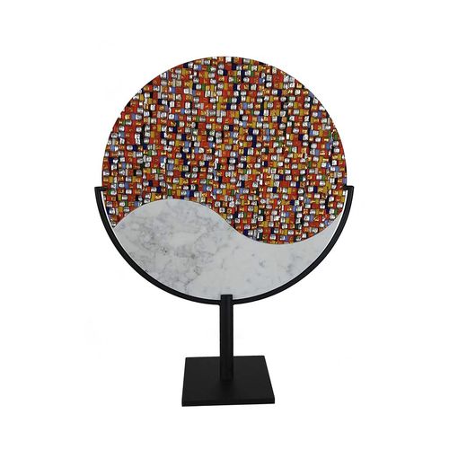 Scultura in metallo - ORIGIN - veveglass - in marmo di Carrara / in vetro di Murano / fatta a mano