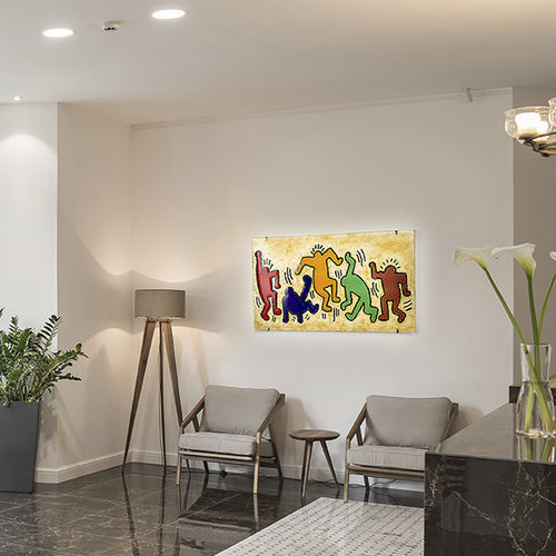 Quadro su vetro - DANCING MEN - veveglass - arte figurativa