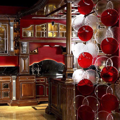 Separatore di spazi in metallo - RGB - veveglass - in vetro / per cucina professionale / da interno
