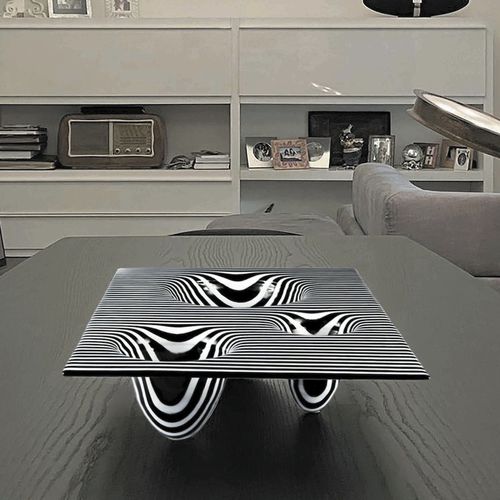 Centrotavola in vetro di Murano - ISAMU - veveglass - fatto a mano / contemporaneo / personalizzabile