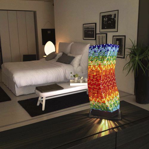 Lampada da tavolo - SKYSCRAPER IMPRESSION - veveglass - in vetro di Murano / contemporanea / senza fili
