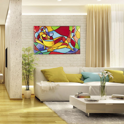 Quadro su vetro - SUMMER - veveglass - geometrico