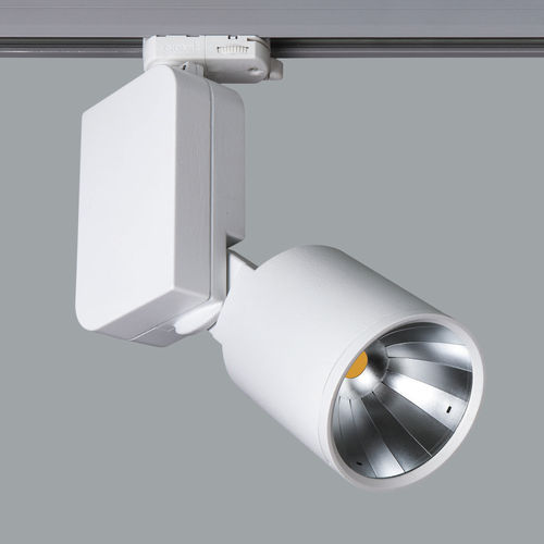 Faretti a binario LED - MINI LALE BRIDGESPOT / I01.MLT.31850 - Avolux - tondo / in ghisa di alluminio / in vetro